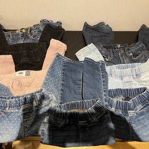 Free Shipping! Lot of 3T Girls 8 Jeggings/Jeans
